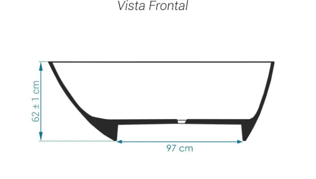 Banheira Angra Duramatt Fosco Acetinado Branco + Valvula - Imagem 2