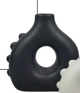 Vaso de Cerâmica Preto